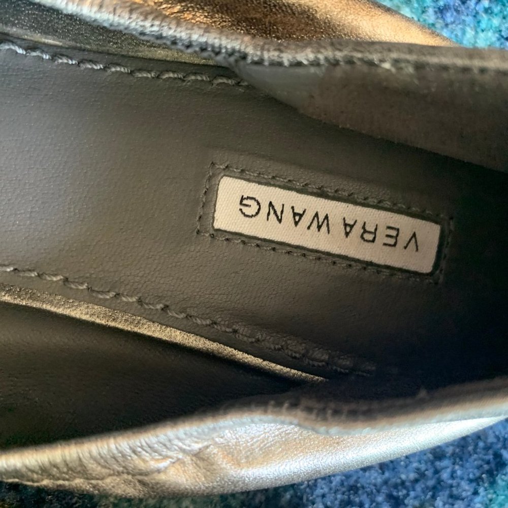 Vera Wang Lanelle Silver Jewel Comfortable Flats - Picture 5 of 8